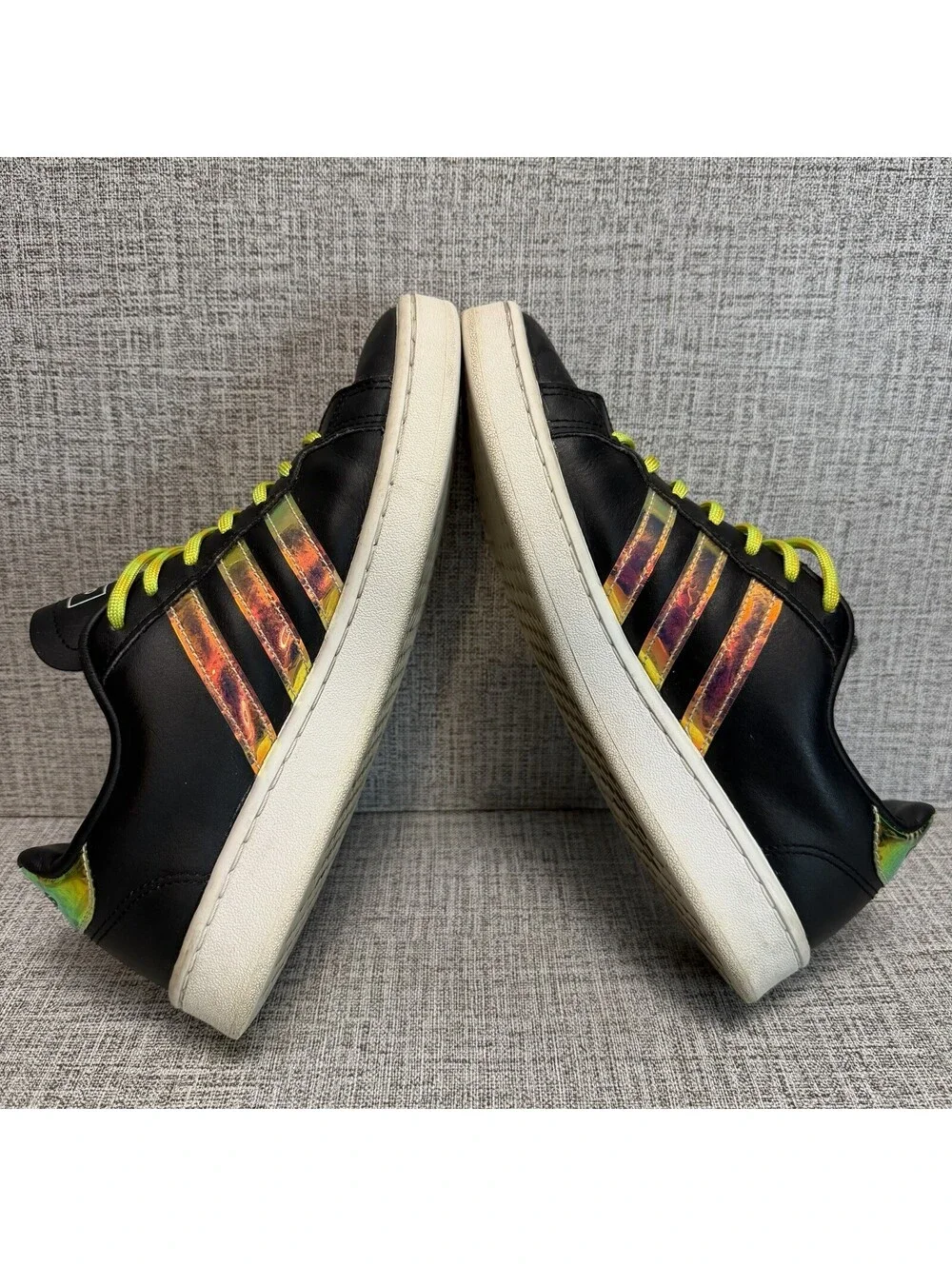 Adidas Shoes Women’s Size 7.5 Black Leather Neo Sneakers